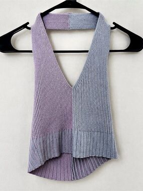 L.A. Hearts Color Block Knit halter Size XS Like New
